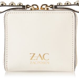 ZAC Zac Posen Eartha Zipped Small Wallet-Pearl Lady, Rose Quartz