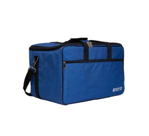 board game bag - [backpack/shoulder strap/luggage slip] - padded board game carrier (royal blue)