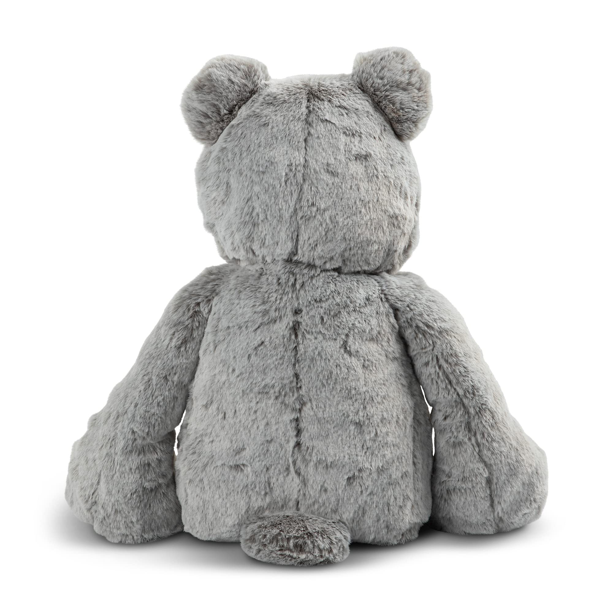 DEMDACO Here to Hug 12 Inch Grey and Brown Polyester Remembrance Plush Stuffed Animal