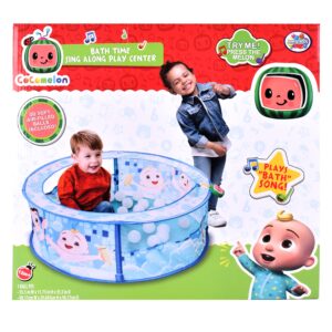 CoComelon Bath Time Sing Along Play Center - Ball Pit Tent with 20 Bonus Play Balls and Music - Sunny Days Entertainment