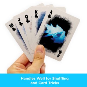 AQUARIUS Jaws Playing Cards - Jaws Themed Deck of Cards for Your Favorite Card Games - Officially Licensed Jaws Merchandise & Collectibles, 2.5 x 3.5