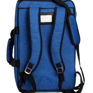 Board Game Bag - [Backpack/Shoulder Strap/Luggage Slip] - Padded Board Game Carrier (Royal Blue)