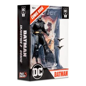 McFarlane Toys - DC Direct Gaming 7IN Figure with Comic - Injustice 2 WV1 - Batman