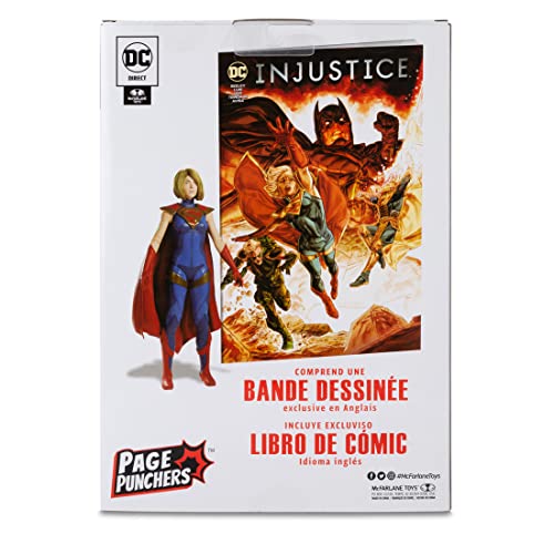 McFarlane DC Direct - Injustice 2 - Page Punchers - 7" Supergirl Figure with Comic