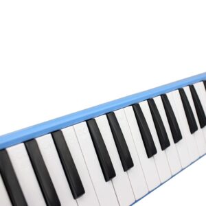 Mibee 32 Piano Keys Melodica Musical Instrument for Music Lovers Beginners Gift with Carrying Bag (Blue) 20220318 0