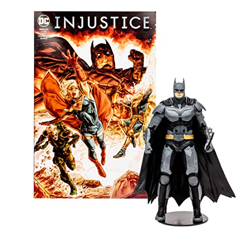 McFarlane Toys - DC Direct Gaming 7IN Figure with Comic - Injustice 2 WV1 - Batman