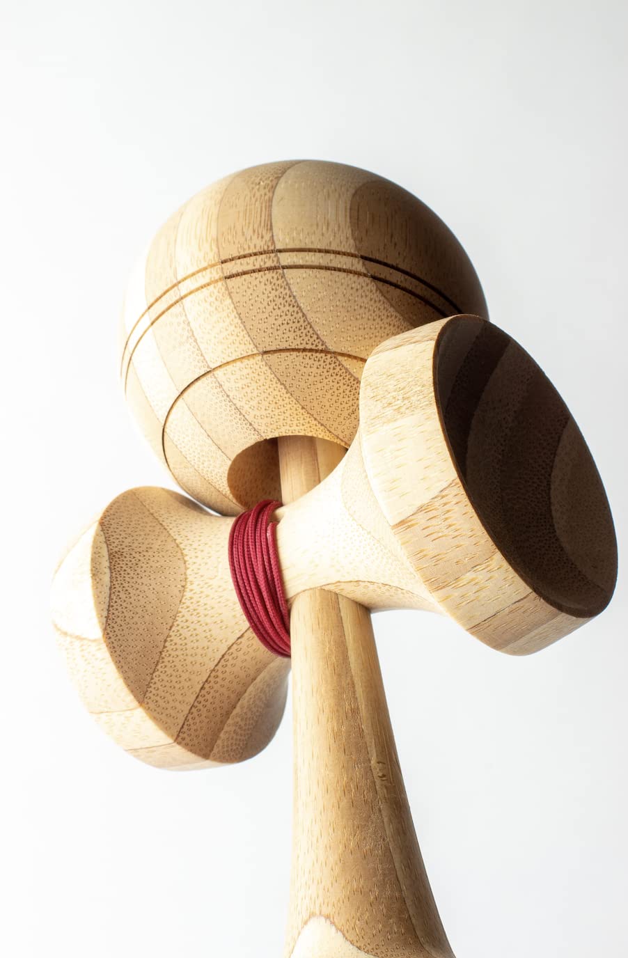 Sweets Kendamas Bamboo Boost Kendama - Natty Engraving, Improves Hand Eye Coordination, Reflex, Perfect for Beginners, Extra String Accessory Quick Start Bundle