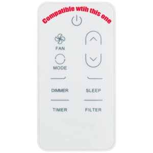 Replacement Remote Control for EQK AC Air Conditioner Remote Control EARC10RE1H EARC10RSE1H EARC12RE1H EARC12RSE1H EARC15RE1H EARC15RSE1H EARC5RD1H EARC6RE1H EARC6RSE1H EARC8RE1H EARC8RSE1H EARE8RD1