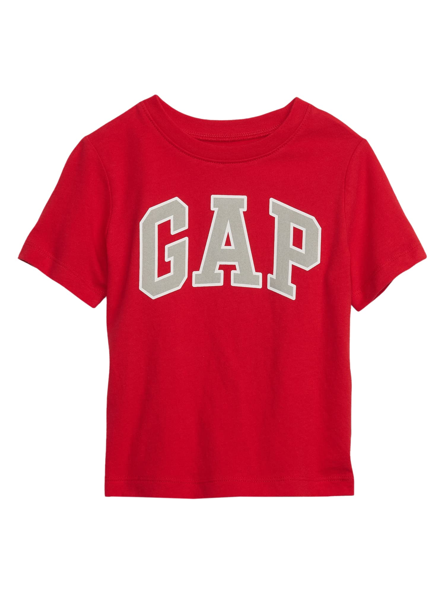 GAP Baby Boys Short Sleeve Logo T-Shirt T Shirt, Red Wagon, 4T US