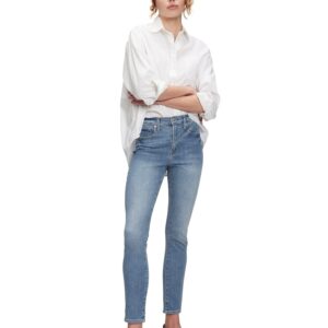 GAP Womens High Rise Skinny Fit Jeans, Light Indigo 6, 34 Regular US