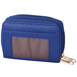 Fox Valley Traders RFID Zip Around Wallet, Blue