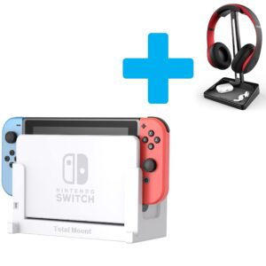 totalmount bundle for nintendo switch (includes wall mount and headphone stand)