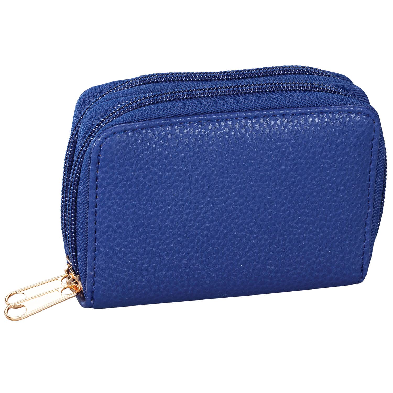 Fox Valley Traders RFID Zip Around Wallet, Blue