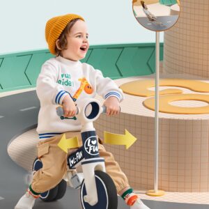 LOL-FUN Baby Balance Bike Toy for 1 2 Year Old Boys Girls Gift Toddler Tricycle 1-3 Year Old with Removable Pedal, 4 in 1 Trike for Ages 1-3 Present