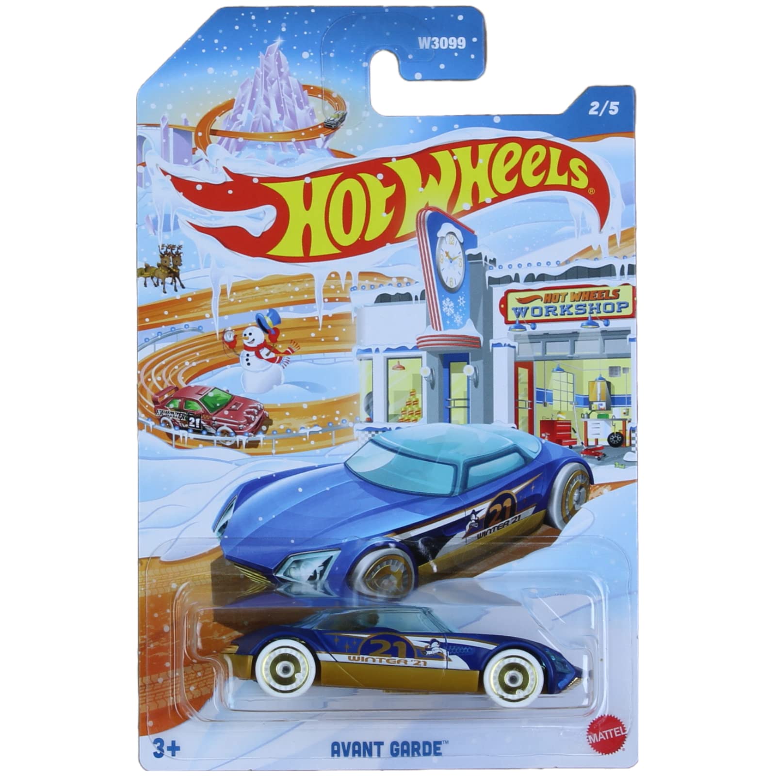 Hot Wheels 2021 Winter Holiday Complete Set of 5 Diecast Vehicles