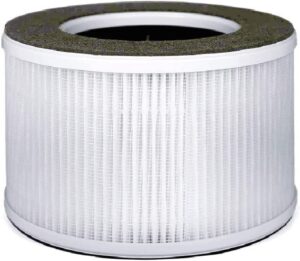 nispira td-1500 4-in-1 true hepa replacement filters for tredy air purifier td-1500, 1 pack