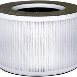 Nispira TD-1500 4-in-1 True HEPA Replacement Filters for Tredy Air Purifier TD-1500, 1 Pack