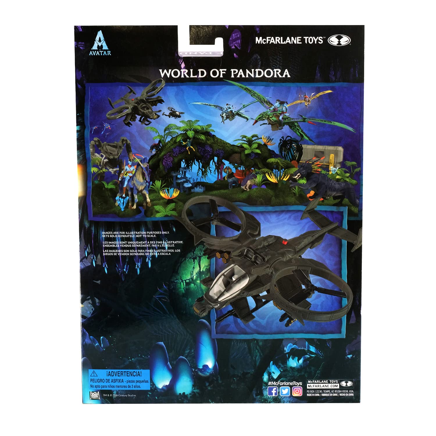 McFarlane - Avatar - World of Pandora Lrg DLX Set - A1 AT-99 Scorpion Gunship (with Pilot)