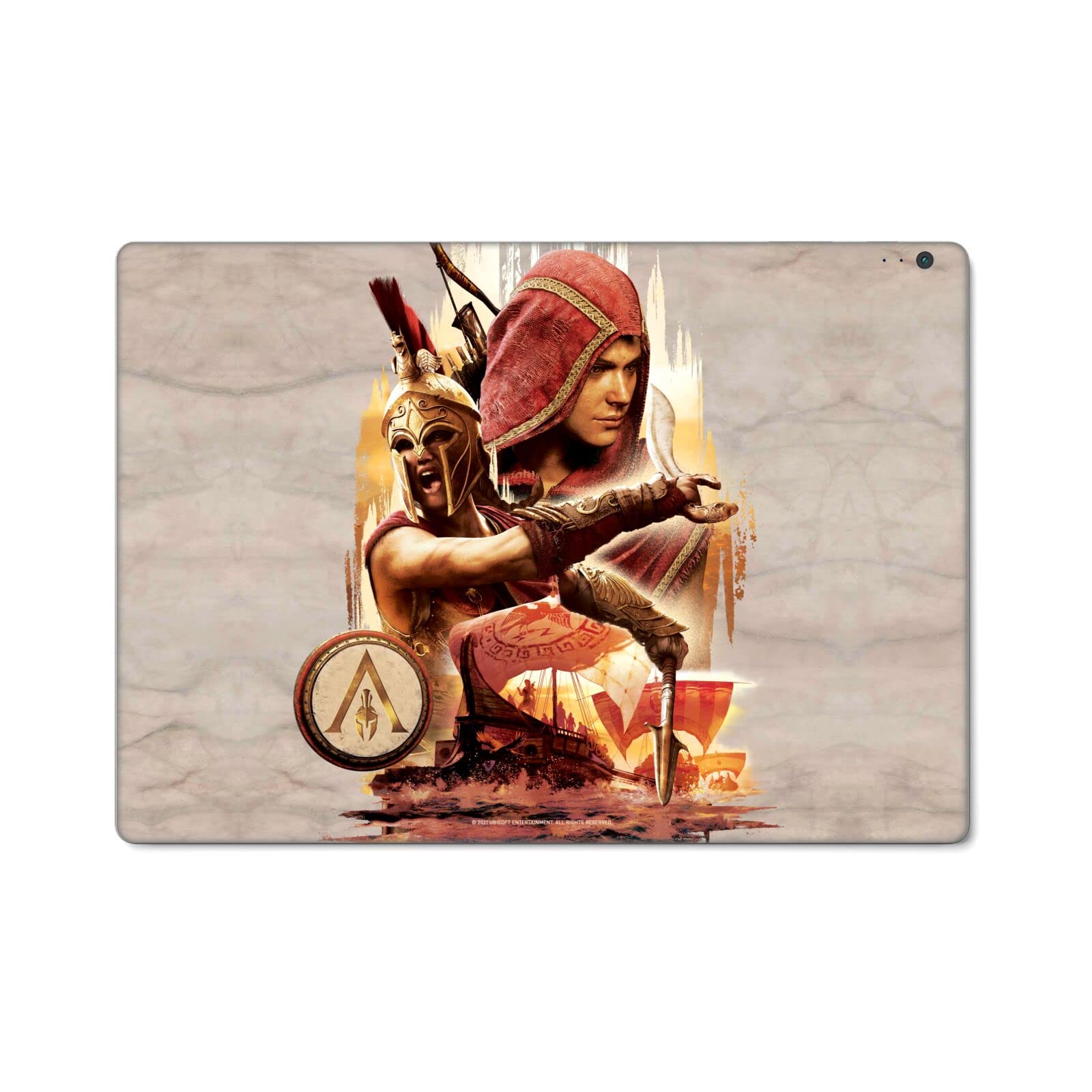 Head Case Designs Officially Licensed Assassin's Creed Kassandra Odyssey Artwork Vinyl Sticker Skin Decal Cover Compatible with Microsoft Surface Pro 4/5/6