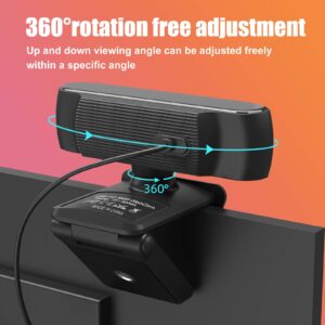 S2 Full HD Webcam 5 Million AF Camera 360 rotatable ABS Digital web cam Support 1080P 720P for Video Conferencing and Android Smart TV