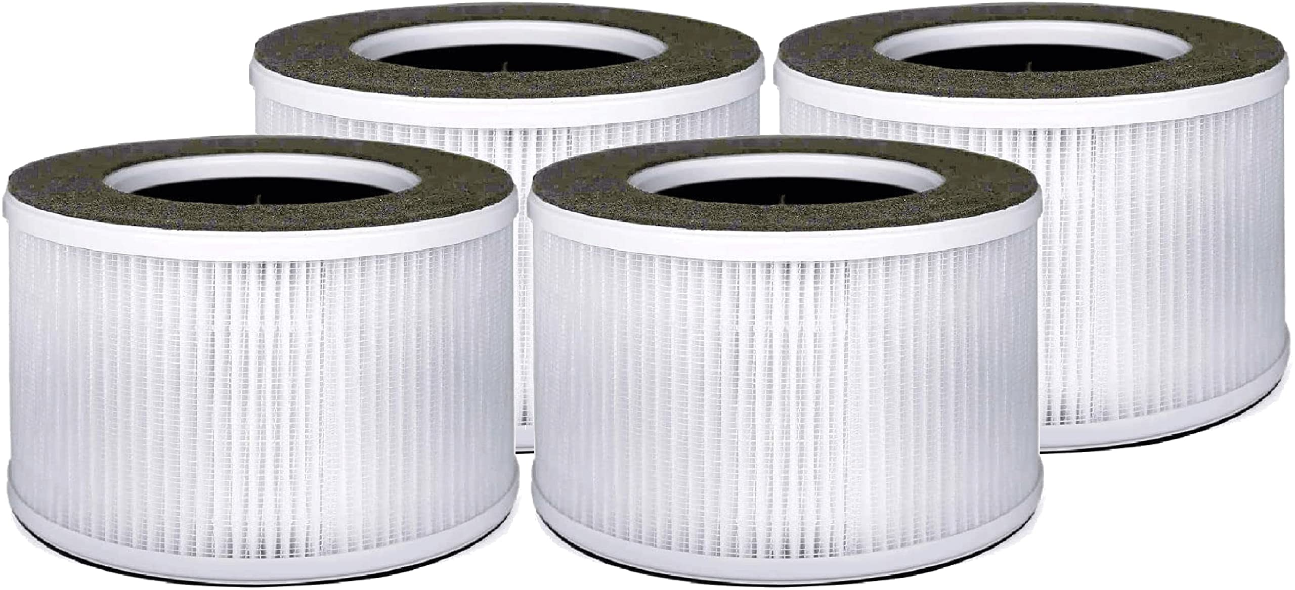 Nispira TD-1500 4-in-1 True HEPA Replacement Filters for Tredy Air Purifier TD-1500, 4 Packs