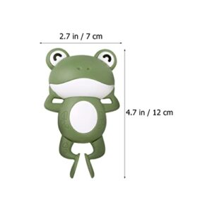 Toyvian 3Pcs Wind Up Bath Frogs for Kids Swimming Frog Clockwork Toys Floating Bathtub Toy Kids Water Bathtime Fun Green