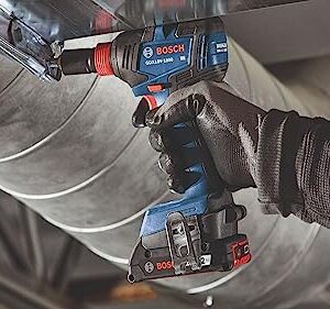 BOSCH GXL18V-901B25 18V 9-Tool Combo Kit 2-In-1 Bit/Socket Impact Driver, Hammer Drill/Driver, Recip Saw, Circ Saw, Oscillating Tool, Angle Grinder, Vacuum, Worklight, (2) CORE18V 4 Ah Batteries