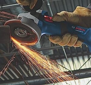 BOSCH GXL18V-901B25 18V 9-Tool Combo Kit 2-In-1 Bit/Socket Impact Driver, Hammer Drill/Driver, Recip Saw, Circ Saw, Oscillating Tool, Angle Grinder, Vacuum, Worklight, (2) CORE18V 4 Ah Batteries