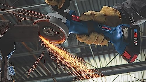 BOSCH GXL18V-901B25 18V 9-Tool Combo Kit 2-In-1 Bit/Socket Impact Driver, Hammer Drill/Driver, Recip Saw, Circ Saw, Oscillating Tool, Angle Grinder, Vacuum, Worklight, (2) CORE18V 4 Ah Batteries