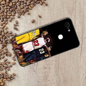 Safeguard pc Cases boy Compatible for googlepixel3xl Have with Basket Ballerly 3