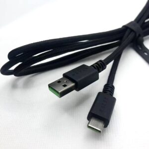 lzydd usb data charging cable for razer blackwidow v3 pro/deathstalker v2 pro/wolverine v2 chroma wired gaming pro controller and others like ducky one 2 mini keyboard