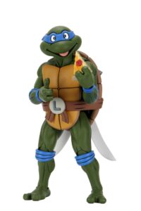 neca tmnt cartoon giant size leonardo 1/4 scale action figure