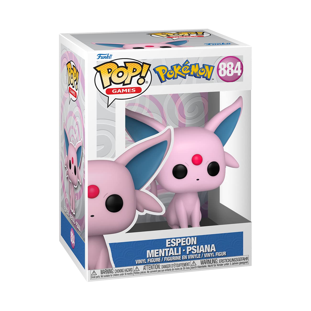 Funko POP! Games: Pokemon - Espeon - Collectable Vinyl Figure - Gift Idea - Official Merchandise - Toys for Kids & Adults - Anime Fans - Model Figure for Collectors and Display