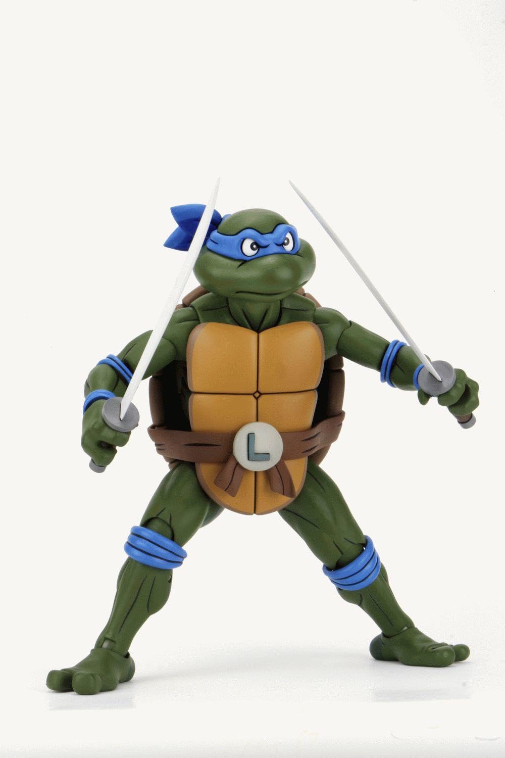 NECA TMNT Cartoon Giant Size Leonardo 1/4 Scale Action Figure