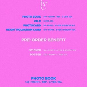 DREAMUS IVE - Love Dive [Ver 3.] (2nd Single Album) Album+Pre Order Benefits+CultureKorean Gift(Decorative Stickers,Photocards,Top Loader Stcikers)