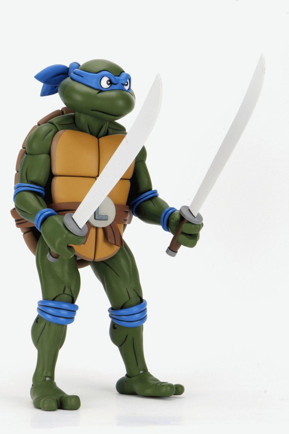 NECA TMNT Cartoon Giant Size Leonardo 1/4 Scale Action Figure