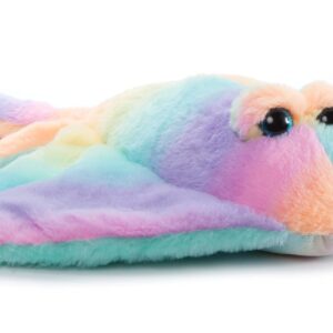 The Petting Zoo Stingray Stuffed Animal Plushie, Ombrez Ocean Animals, Rainbow Stingray Plush Toy 22 inches from Tip of Tail to Head