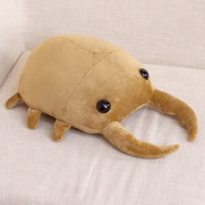 RONOSEN Beetle Plush Toy Plush Pillow Doll Insect Beetle Plush Toy Pillow Stuffed Toy Plush Pillow Children Children Girls Boys Baby (50CM, Brown)