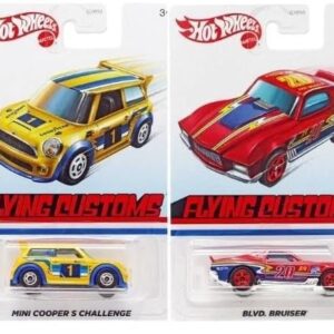 Hot Wheels Exclusive Flying Customs Series Complete Set of 8 Diecast Vehicles