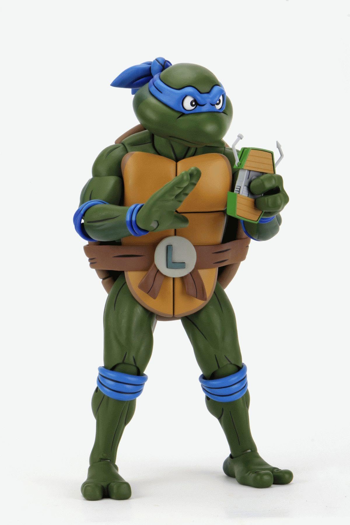 NECA TMNT Cartoon Giant Size Leonardo 1/4 Scale Action Figure