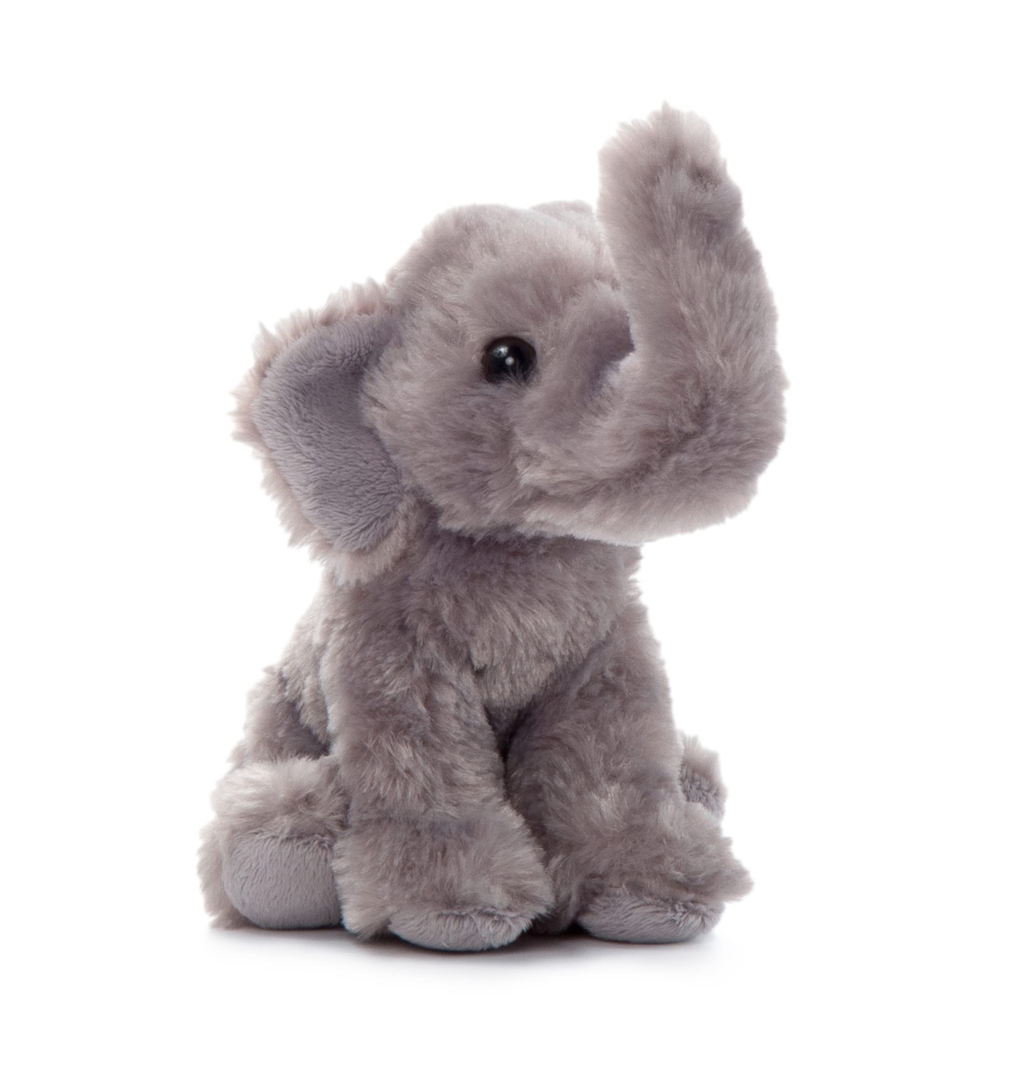 The Petting Zoo Elephant Stuffed Animal Plushie, Gifts for Kids, Wild Onez Babiez Wildlife Animals, Elephant Plush Toy 6 Inches