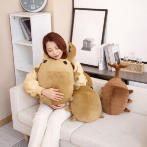 RONOSEN Beetle Plush Toy Plush Pillow Doll Insect Beetle Plush Toy Pillow Stuffed Toy Plush Pillow Children Children Girls Boys Baby (50CM, Brown)