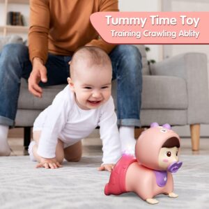 UNIH Baby Toys 6 to 12 Months Music & Light Infant Toys, Baby Crawling Toys 6 Month Old Baby Girl Toys, Tummy Time Toys for 1 Year Old Girl