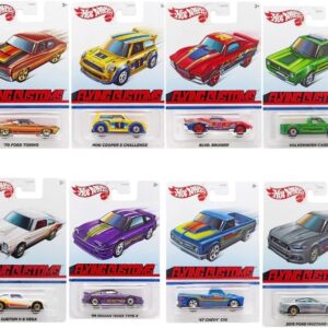 Hot Wheels Exclusive Flying Customs Series Complete Set of 8 Diecast Vehicles