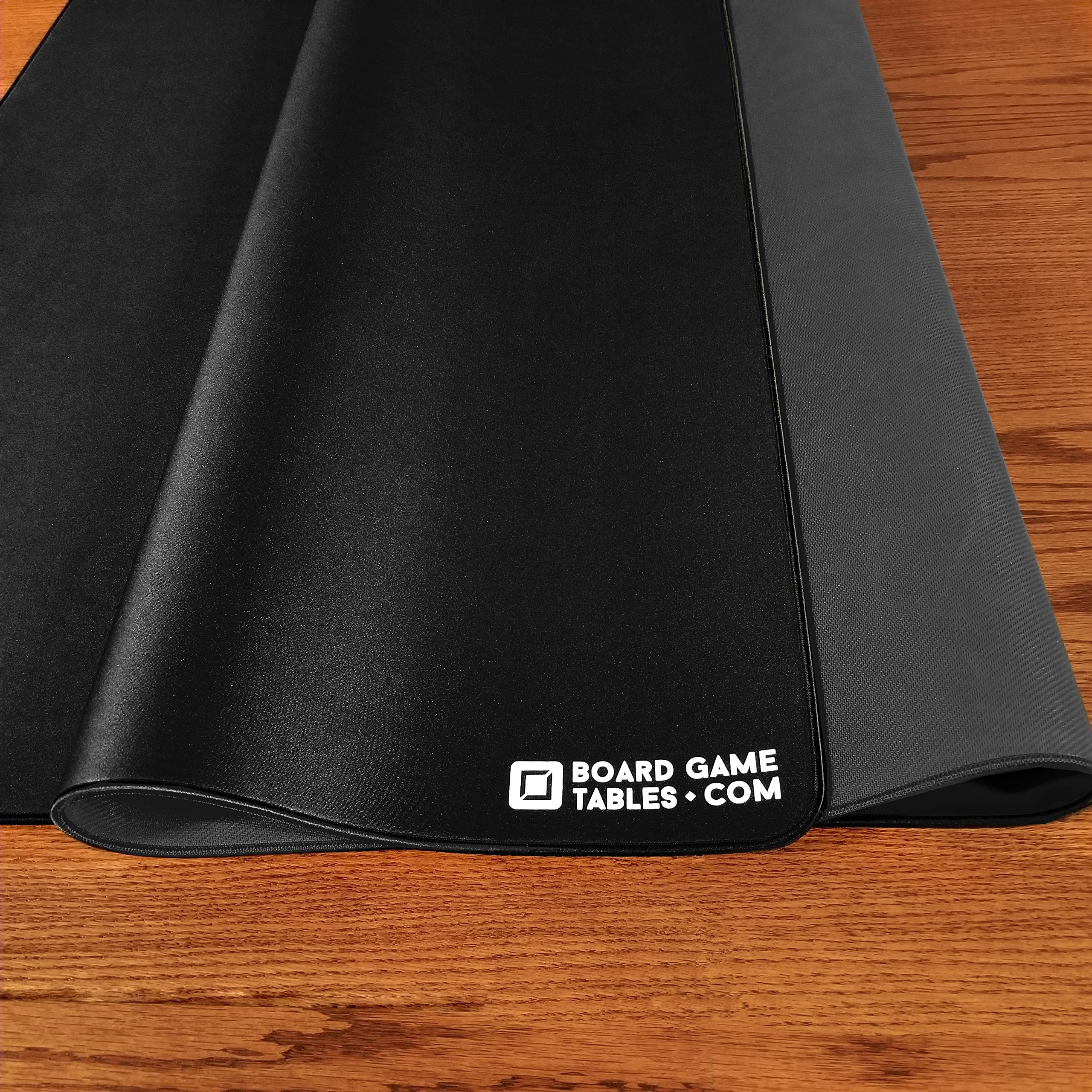 Board Game Playmat [3'x5'/Thick Super Cushioned/Stitched Edge/Water Resistant] with Carrying Case - for Tabletop Board Games, Card Games, RPG Games (Medium, Black)