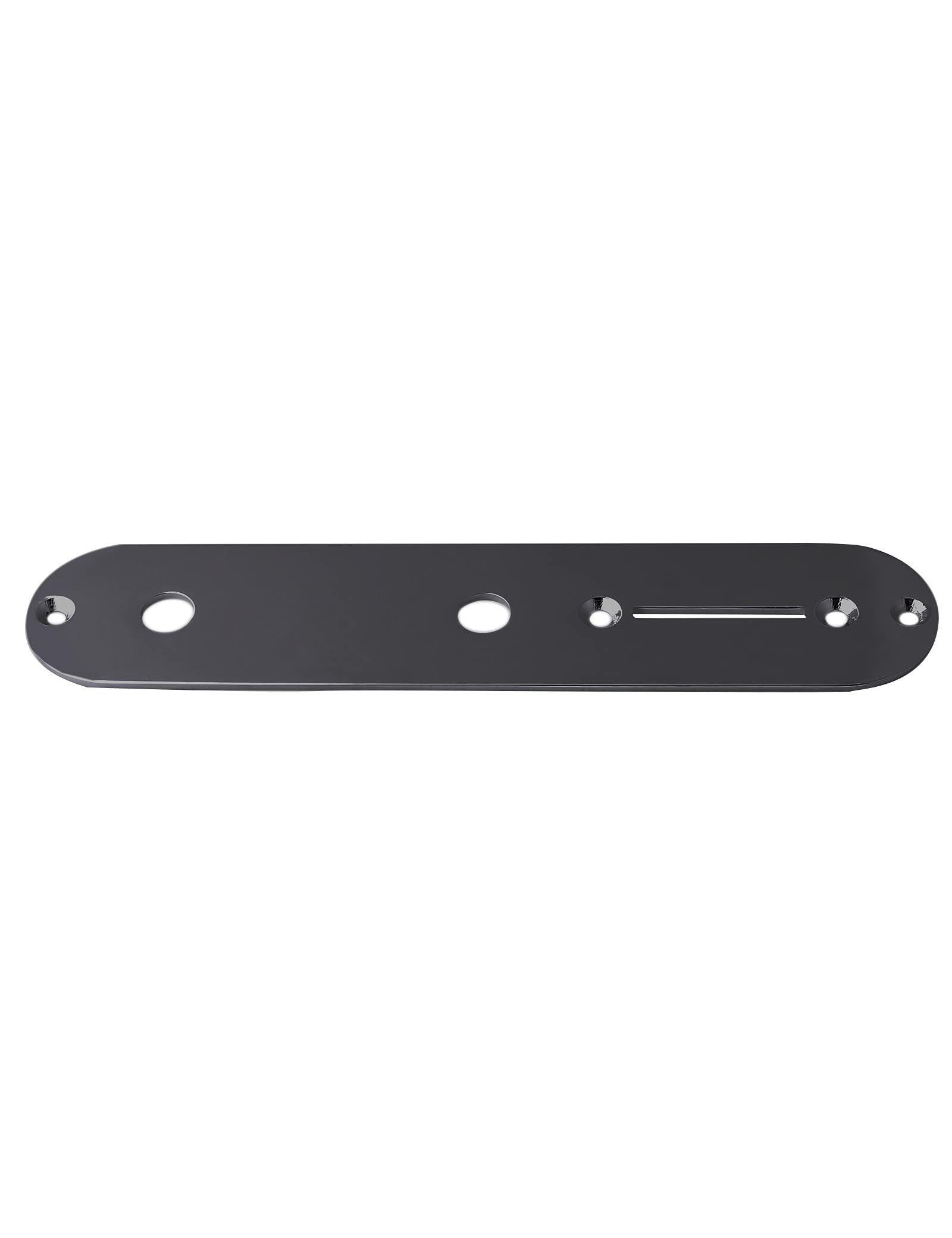 Rubatone Guitar Control Plate for Fender Tele Telecaster Squier Style Electric Guitar Metal Black 34.2mm Width.