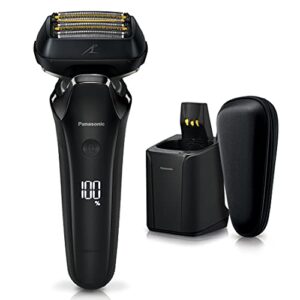 panasonic es-ls9p-k [men's shaver lamdash pro linear motor 6-blades fully automatic cleaning charger with semi-hard case craft black] ac100-240v shipped from japan released in may 2022