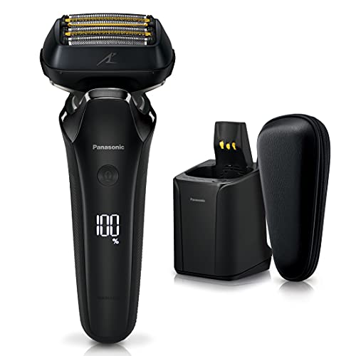 Panasonic ES-LS9P-K [Men's Shaver LAMDASH PRO Linear Motor 6-Blades Fully Automatic Cleaning Charger with Semi-Hard Case Craft Black] AC100-240V Shipped from Japan Released in May 2022