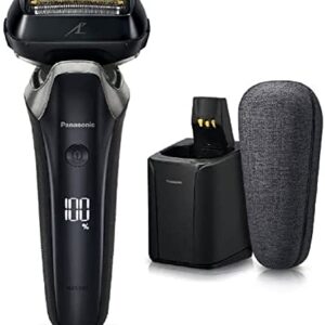 Panasonic ES-LS9BX-K [Men's Shaver LAMDASH PRO Linear Motor 6-Flute Fully Automatic Cleaning Charger with USB Charging Case Craft Black] AC100-240V Shipped from Japan Released in May 2022