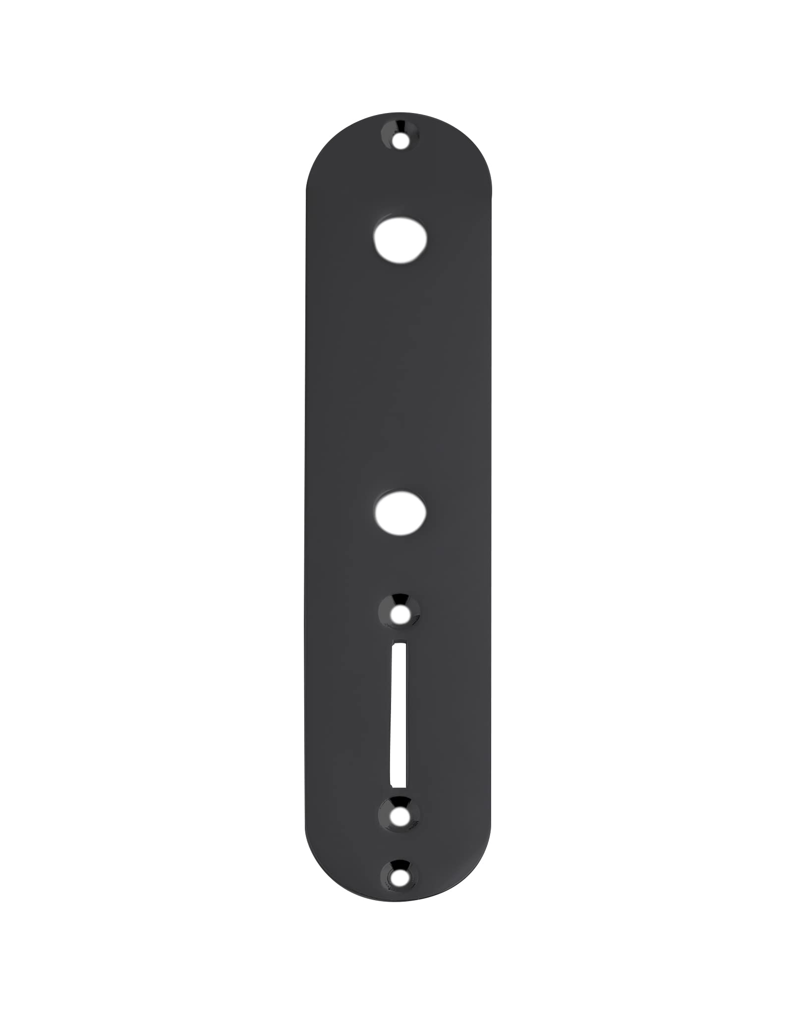 Rubatone Guitar Control Plate for Fender Tele Telecaster Squier Style Electric Guitar Metal Black 34.2mm Width.